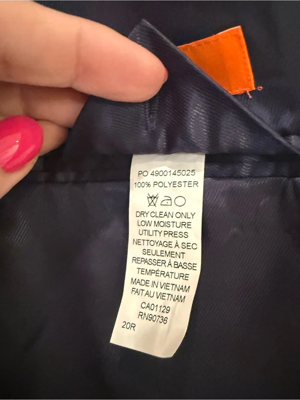 NWOT Tallis Boys 20R Navy Velvet Sport Coat Blazer Formal Tuxedo Jacket Double